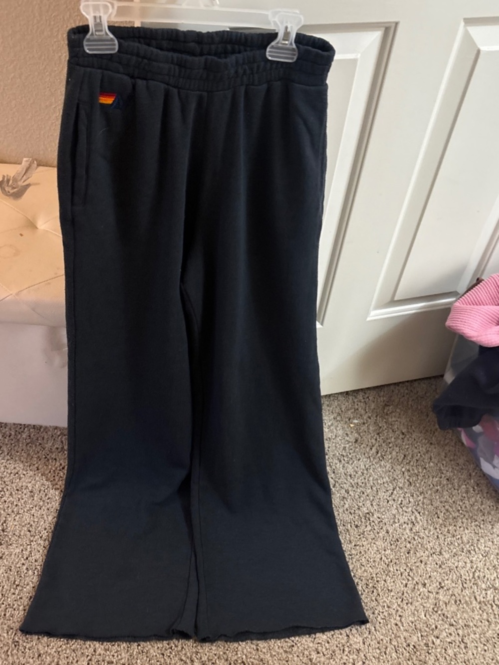 Aviator nation, wide leg sweatpants with pockets brand new size small